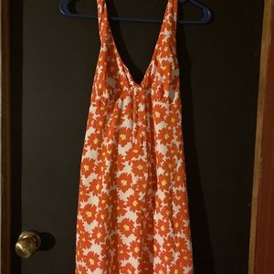 Ladies orange dress